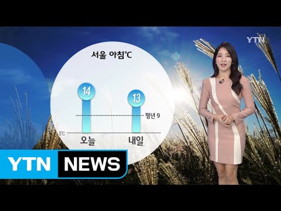 [날씨] 내일 전국 맑고 다소 더워...미세먼지 '주의' / YTN (Yes! Top...