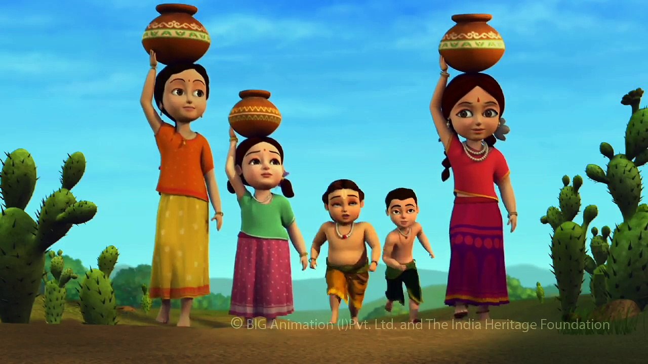 Little Krishna Tamil - Episode 10 - The Charge Of The Monster Horse