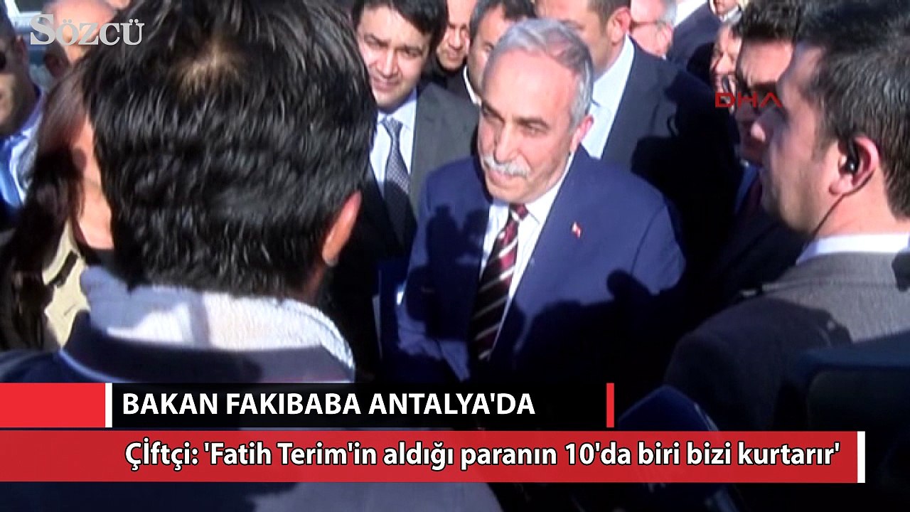 Çiftçiden Bakan Fakıbaba’ya: Fatih Terim’in aldığı paranın 10’da 1’i bizi kurtarır