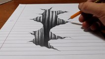 Drawing A Hole in Line Paper