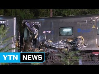 美 뉴욕 열차 탈선 사고로 29명 경상 / YTN (Yes! Top News)