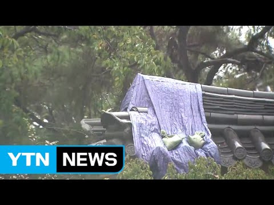 비·바람 거세지는 경주...2차 피해 우려 / YTN (Yes! Top News)