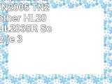 4 Toner kompatibel zu Brother TN2005 TN2000 für Brother HL2035 HL2037 HL2035R