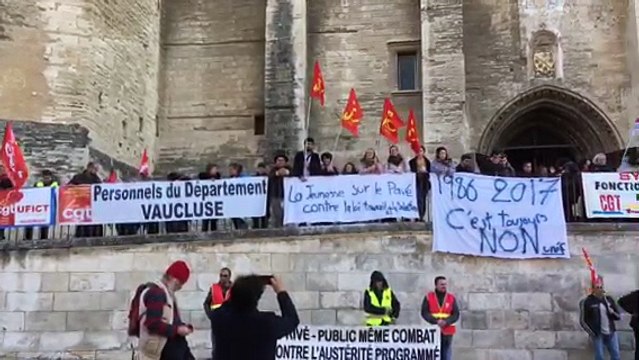 Avignon : 1500 manifestants rassemblés ce jeudi, selon les syndicats