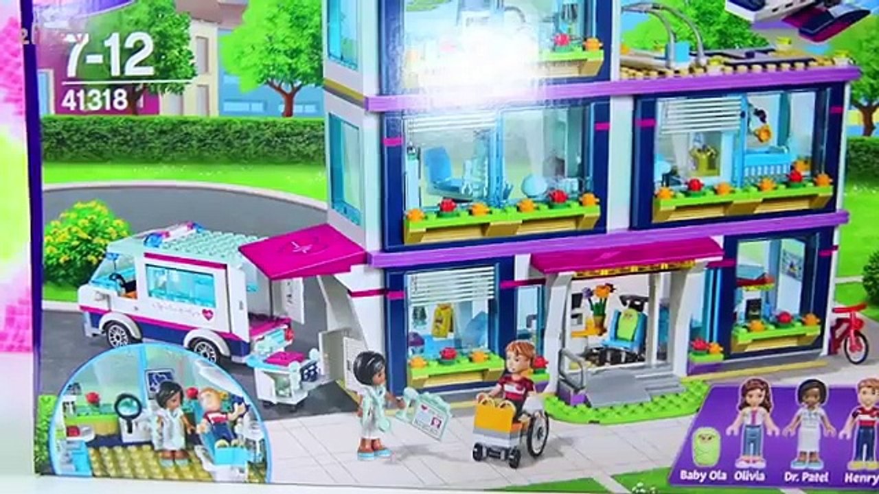 Lego Friends Heartlake Hospital Part 1 Build Review Silly Play Kids Toys