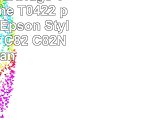 Prestige Cartridge Tintenpatrone T0422 passend zu Epson Stylus Drucker C82 C82N cyan