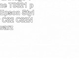 Prestige Cartridge Tintenpatrone T0321 passend zu Epson Stylus Drucker C82 C82N schwarz