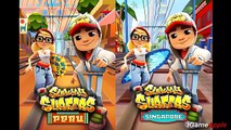 Subway Surfers Peru VS Singapore iPad Gameplay for Children HD #83