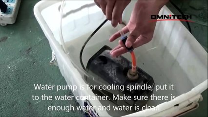 Китай CNC-маршрутизатор запасных частей водяной насос с помощью руководства