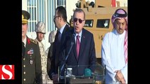 Cumhurbaşkanı Erdoğan Katar^da Türk birliğini ziyaret etti