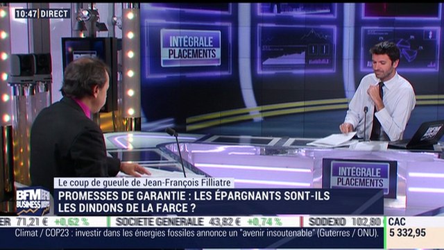 Le coup de gueule de Filliatre: Existent-ils réellement des placements sans risque ? - 16/11
