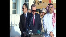 Cumhurbaşkanı Erdoğan Katar^da Türk birliğini ziyaret etti