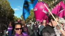 Grève : CGT et FO manifestent contre la politique d'Emmanuel Macron
