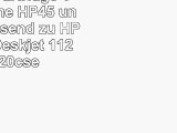 Prestige Cartridge Tintenpatrone HP45 und HP23 passend zu HP Drucker Deskjet 1120c 1120cse