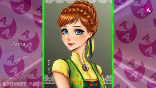 Princesses Disney comme vous ne les avez JAMAIS VUES ! Princesses Disney Avant et Après 2016 - N1