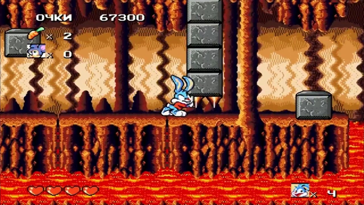 Tiny Toon Adventures: Busters Hidden Treasure (Sega Mega Drive/Genesis).