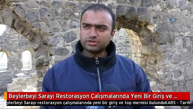 Beylerbeyi Sarayı Restorasyon Çalışmalarında Yeni Bir Giriş ve Top Mermisi Bulundu