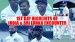 India vs SL 1st day highlights: Host lost 3 wickets in just 11 overs in rain curtailed match