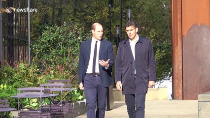 Download Video: Prince William arrives at Google HQ to launch anti-bullying plan