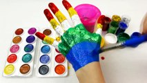 Learn Colors with Watercolor Painting Finger Paint Fun & Creative For Kids Play-Doh Preschool Toys