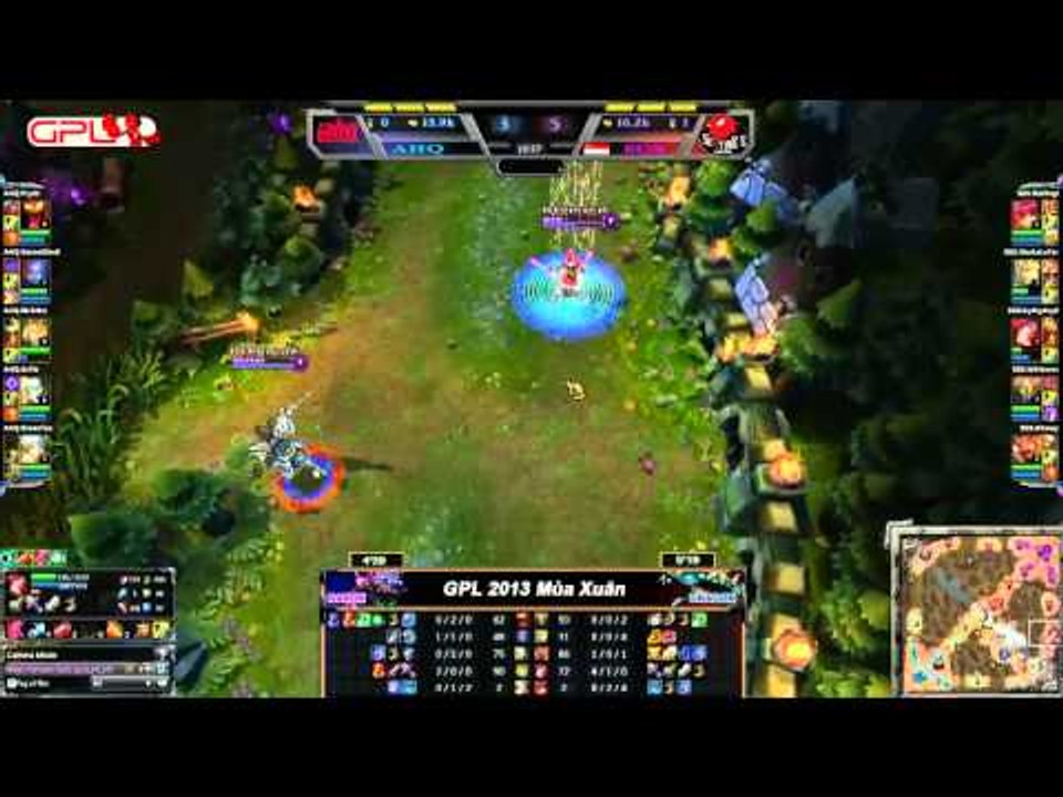 [GPL 2013 Mùa Xuân] [Tuần 1] AHQ vs Singapore Sentinels [05.01.2013]