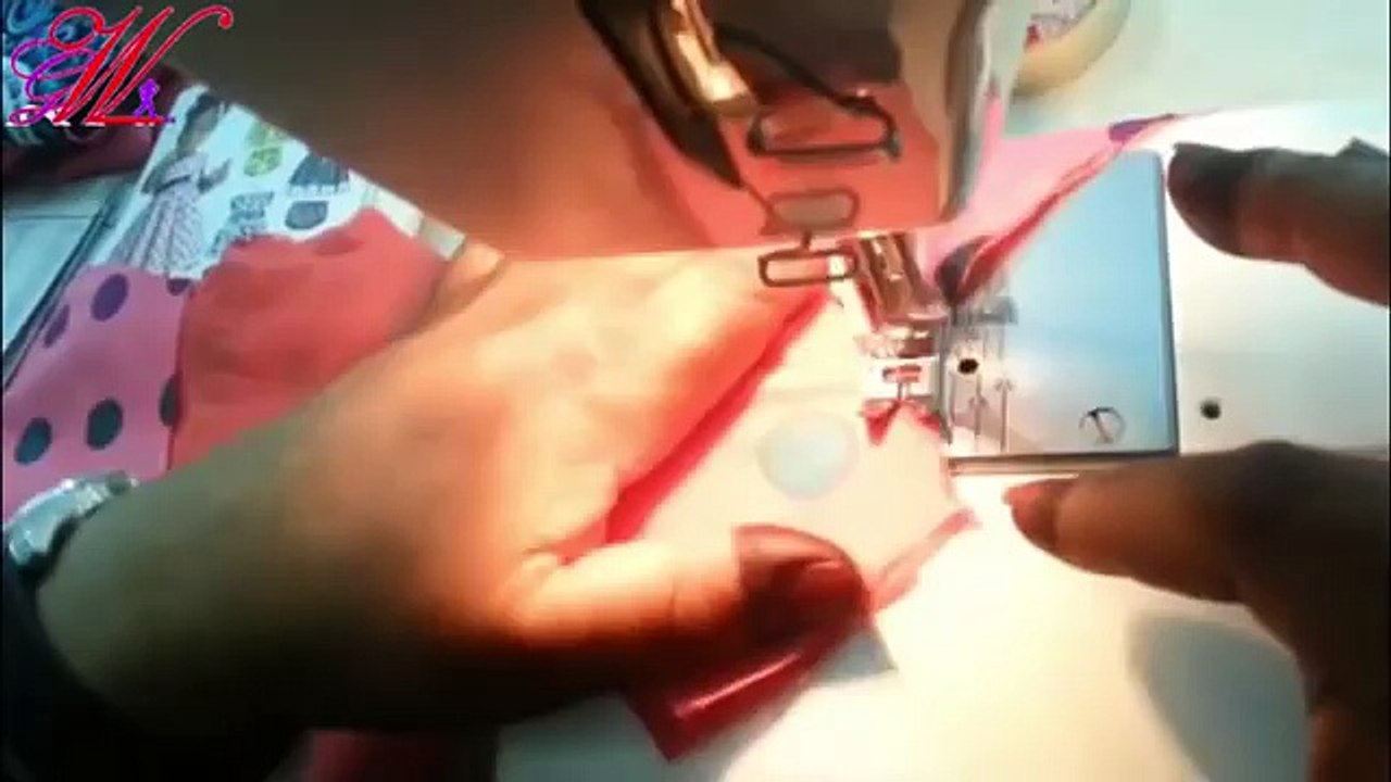 تفصيل وخياطة فستان طفلة خطوة بخطوة الجزء الثاني 2