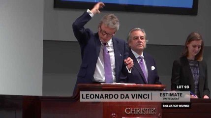 "Salvator Mundi": comment 450 millions de dollars ont été dépensés en 19 minutes