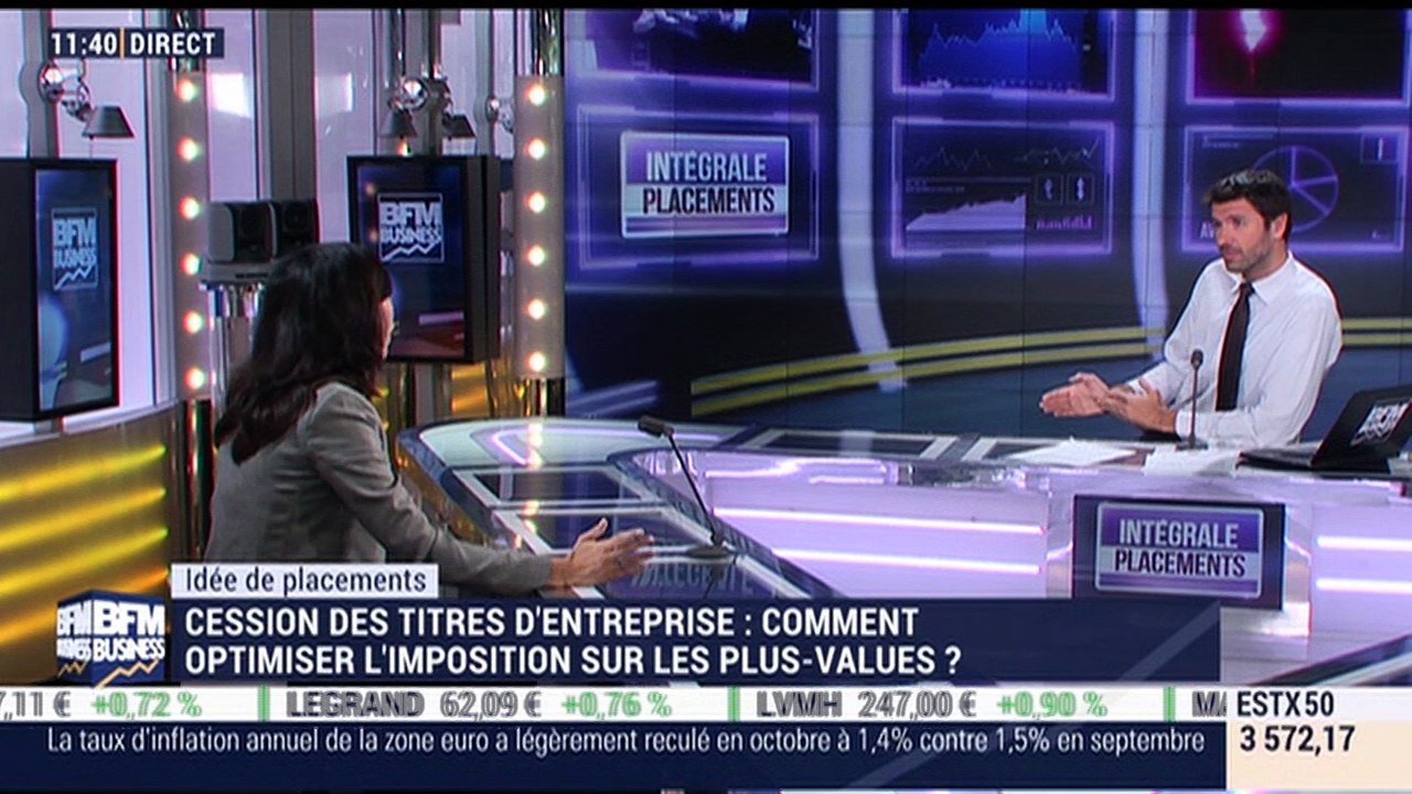 Idées de placements: Comment optimiser l'imposition sur les plus-values des titres d'entreprises ? - 16/11