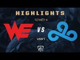 [Highlights] WE vs C9 [Tứ Kết][Ván 1][CKTG2017]