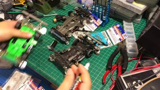 Tamiya Mini 4wd 【ミニ四駆】 How to make Basic FRP Rear UnderGuard setting for MA/S2/VS/MS