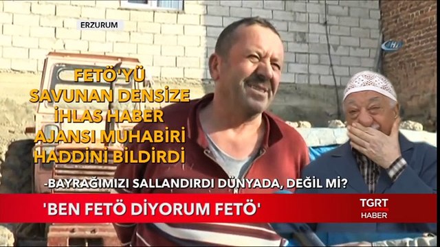 FETÖ'yü Savunan Densize İhlas Haber Ajansı Muhabiri Haddini Bildirdi