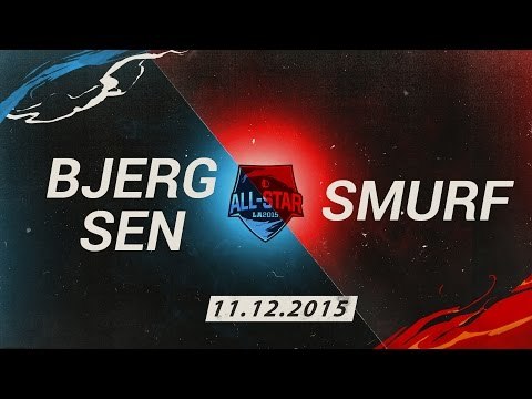 [11.12.2015] Bjergsen vs Smurf [All Star 2015 1v1]