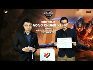 Bốc thăm Vòng Chung Kết Giải đấu bán chuyên VCSB tại Cà Mau