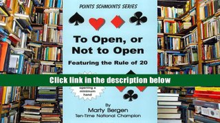 For any device To Open, or Not to Open: Featuring the Rule of 20  For Full