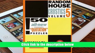 For any device Random House Crostics, Volume 5 (Other)  For Free