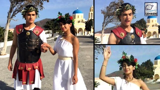 Mohsin Khan & Shivangi Joshi Pose Like Greek Gods In Greece | Yeh Roshta Kya Kehlata Hai