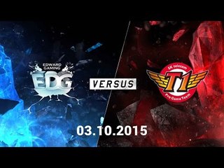 [03.10.2015] EDG vs SKT [CKTG2015 - Bảng C]