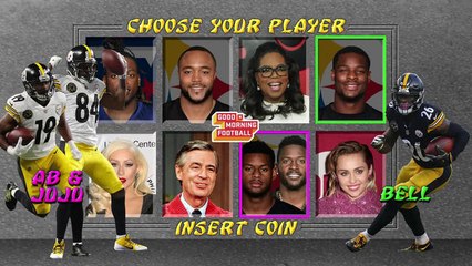 GMFB's Thursday Throwdown: Antonio Brown and JuJu Smith-Schuster vs. Le'Veon Bell