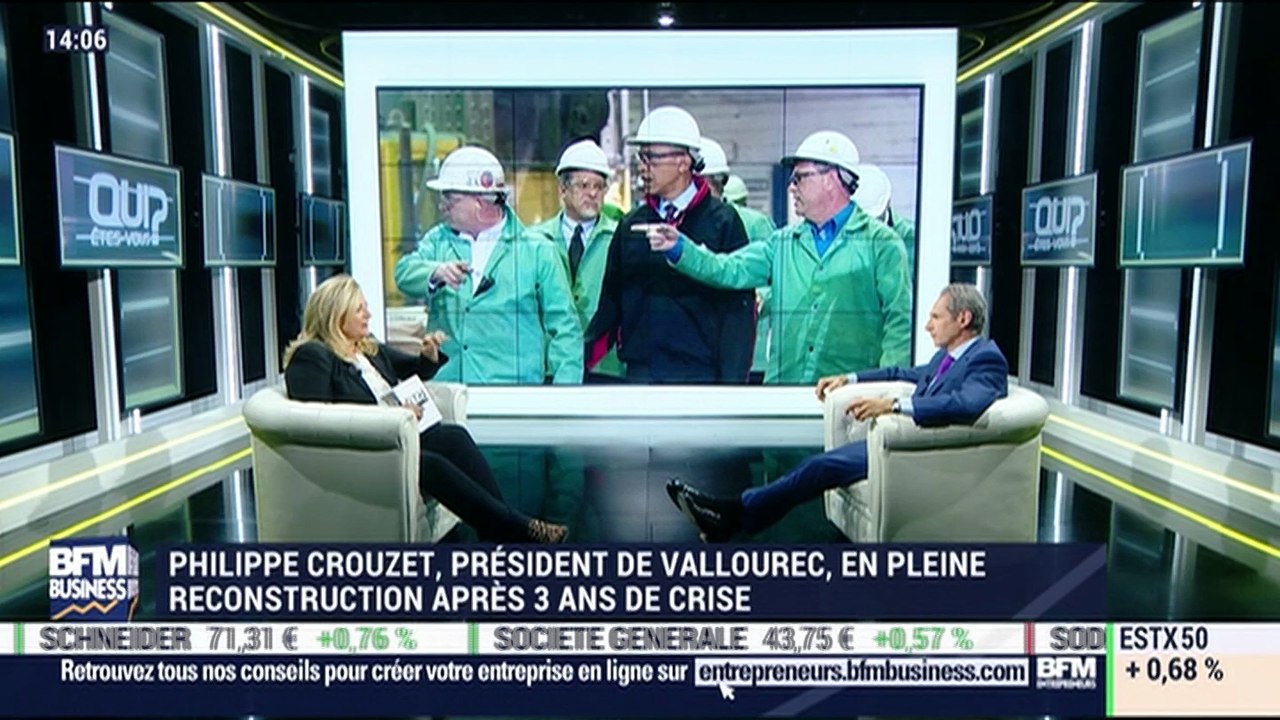 Philippe Crouzet, président du directoire de Vallourec - 16/11 (1/2)