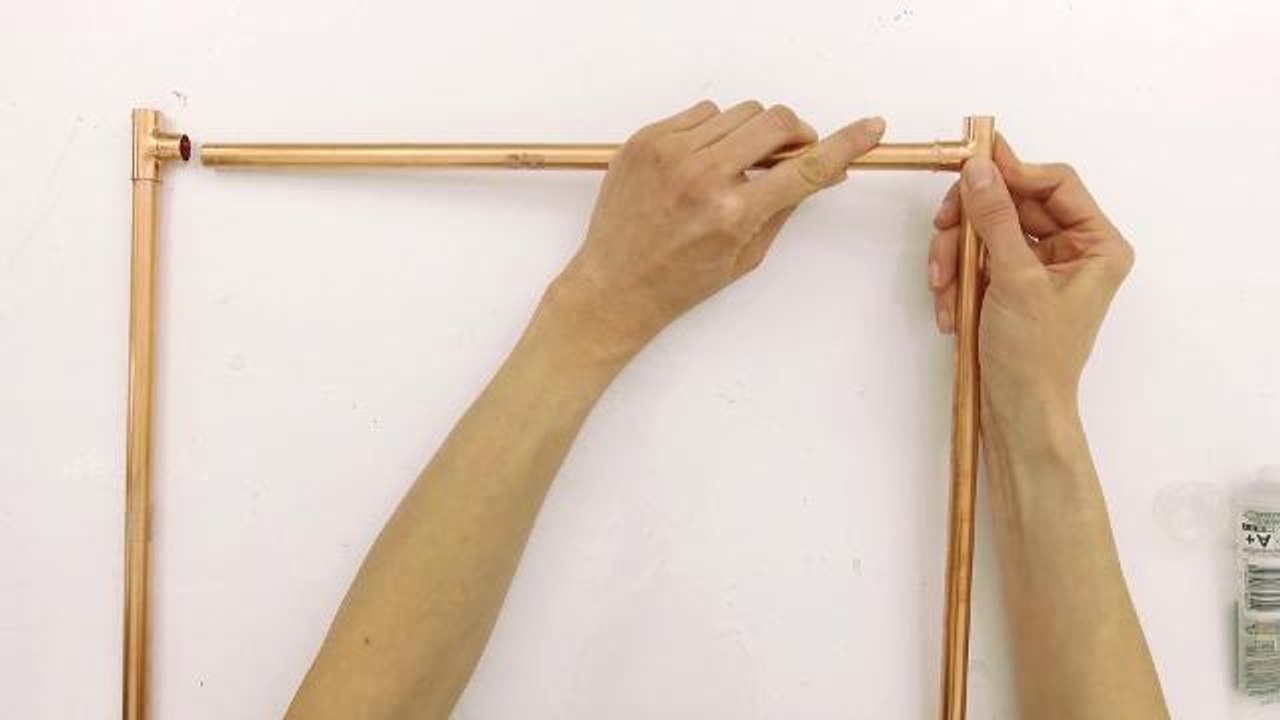 DIY : Porte-serviettes cuivre