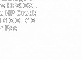 Prestige Cartridge Tintenpatrone HP300XL passend zu HP Drucker Deskjet D1600 D1660 6er
