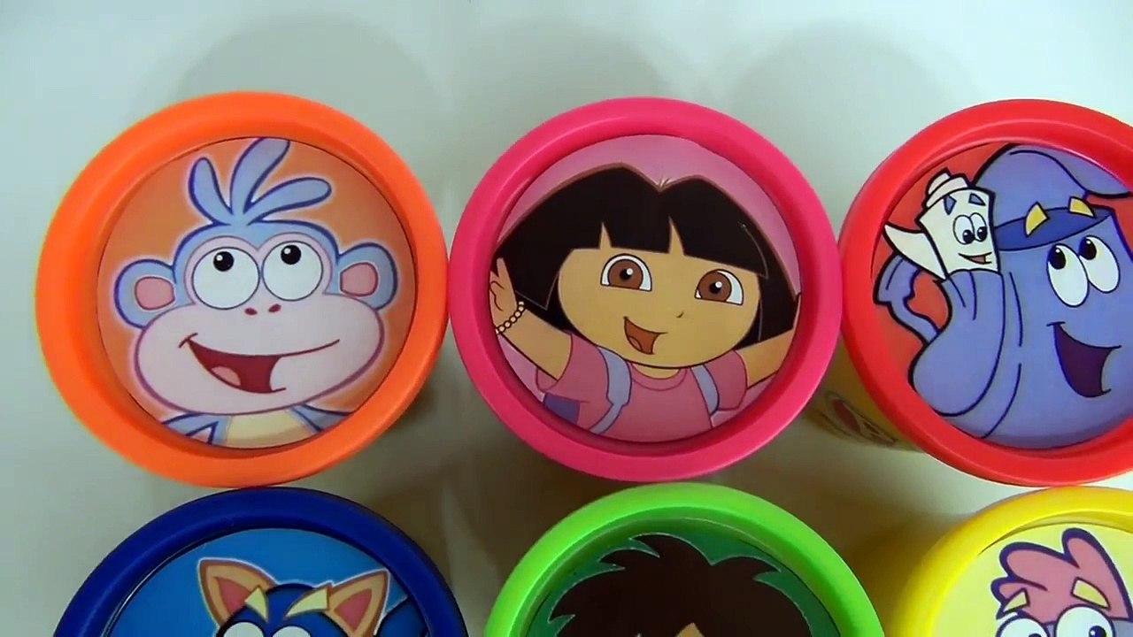 COMPILATION Playdoh Toy Surprises with Nick Jr. Dora, Little Kingdom, Superheroes / TUYC