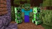 Zombie & Creeper Life Minecraft Animation