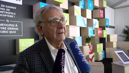 Bernard Pivot, écrivain et journaliste, parrain de "La lecture par nature"