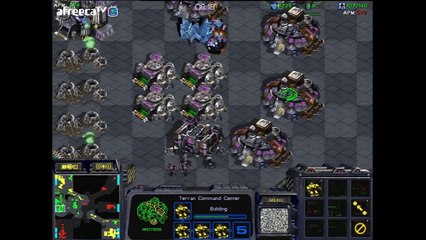 빨무 테란 전설의 본진 30벙커! SCV 200마리로 게임 한다!!