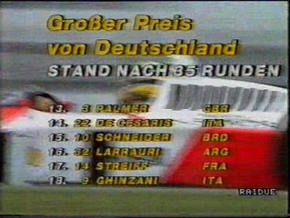 Gran Premio di Germania 1988: Incidente di Patrese