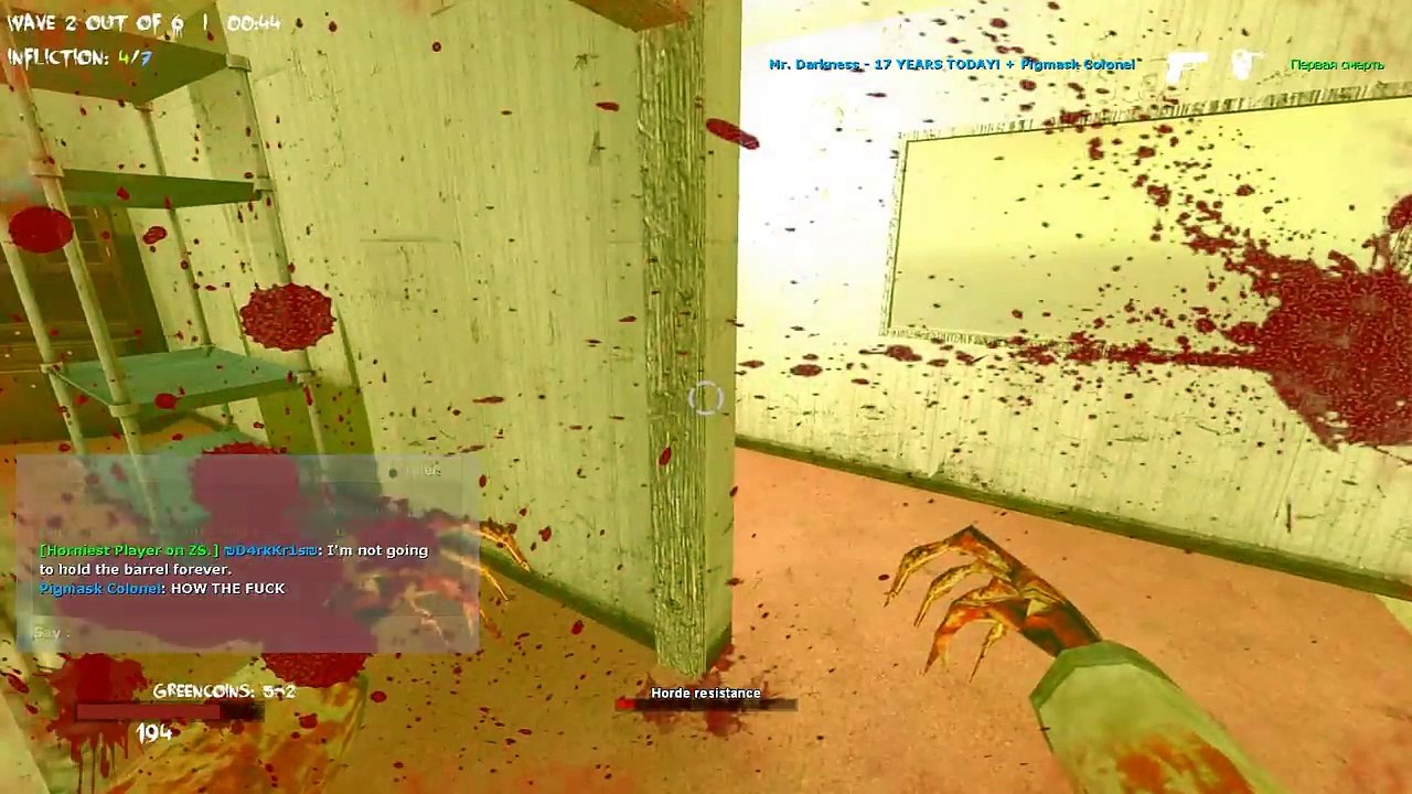 Gmod Zombie Survival Mr.Green (Playing as Zombie)