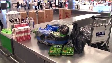 Valizden Kaçak Et Çıktı