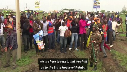 Opposition supporters clash with police in Kenya