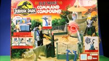 New Jurassic Park Electronic Command Compound VS Indominus Rex & T-Rex Jurassic World Unboxing